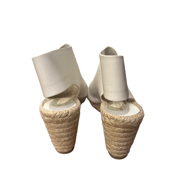 Celine White Leather Wedge - Picture 4 of 8